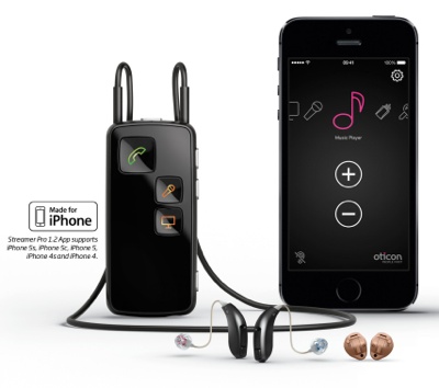 Streamer Pro lets users use iPhones with hearing aids