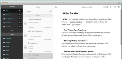 Tanmay Sonawane introduces Write for Mac