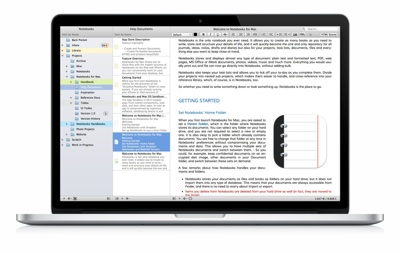Notebooks for Mac released to complement Notebooks on iOS