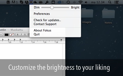 Fokus for Mac OS X designed to help you focus on the task at hand