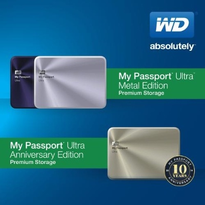 WD introduces new design, limited anniversary edition of My Passport drives