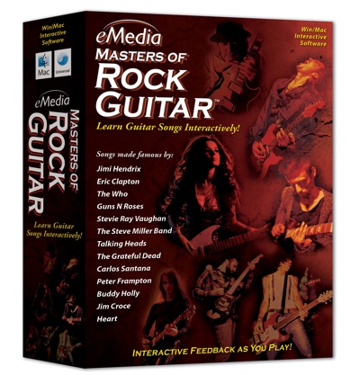 eMedia announces Masters of Rock guitar software