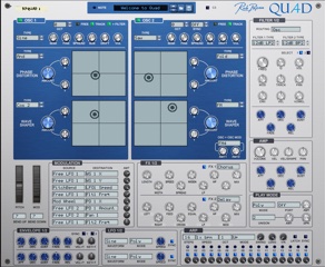 QUAD is a new rack extension synthesizer for Propellerhead Reason
