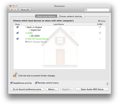 Shairwaves is new HD audio device sharing tool for the Mac