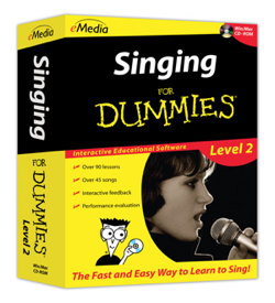 eMedia Music releases Singing For Dummies Level 2