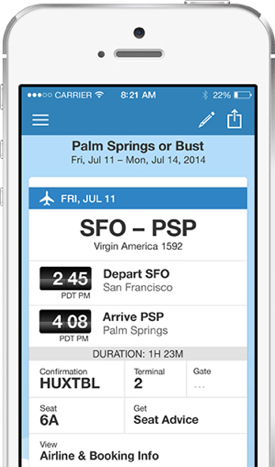 TripIt adds traveler profile to iOS mobile app
