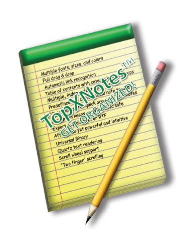 Tropical Software releases TopXNotes 1.8 for Mac OS X