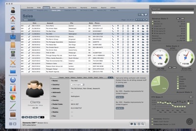 Elements CRM for OS X added opportunity tracking