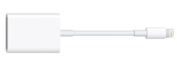 Apple releases Lightning to SD Card Camera Reader for iOS devices