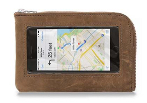 WaterField iPhone Wallet designed to solve Phone 7 Lightning Adapter storage