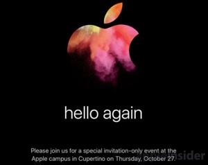 Apple sends out press invites to a ‘hello again’ event