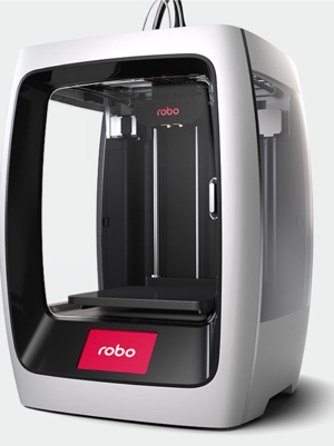 Robo offers an iOS app for use with its 3D printers