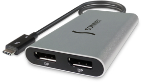 Sonnet announces Mac compatible Thunderbolt 3 to Dual DisplayPort adapter