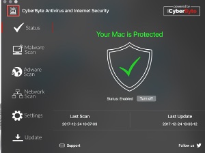 CyberByte AntiVirus 2.1 released for the Mac
