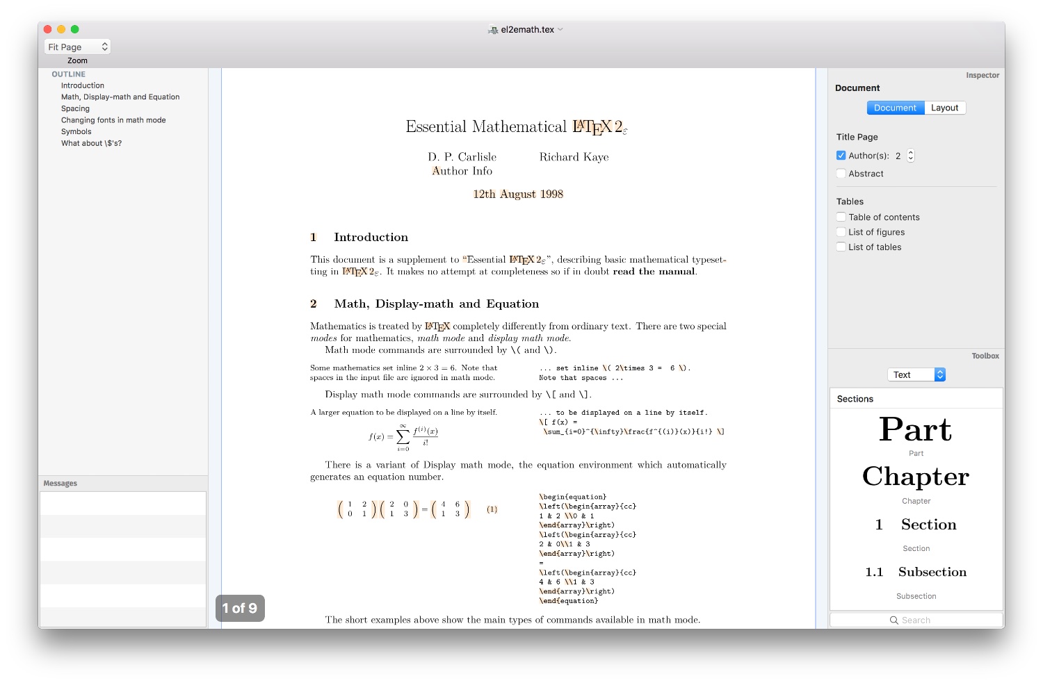 Compositor 1.2 for macOS adds support for LaTeX 3
