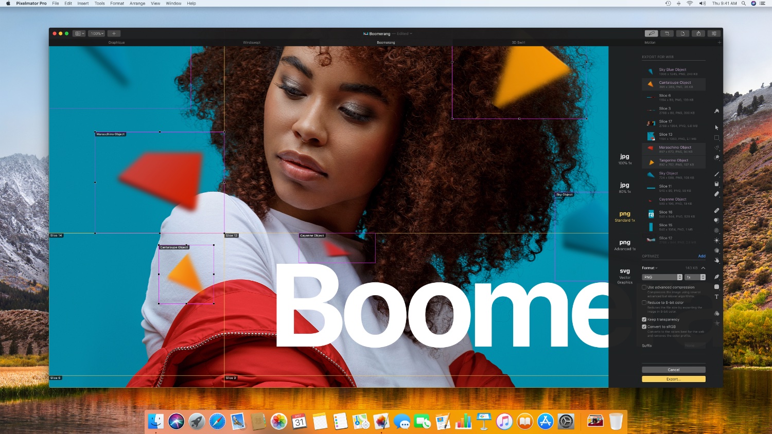 Pixelmator Pro for macOS upgraded to version 1.1