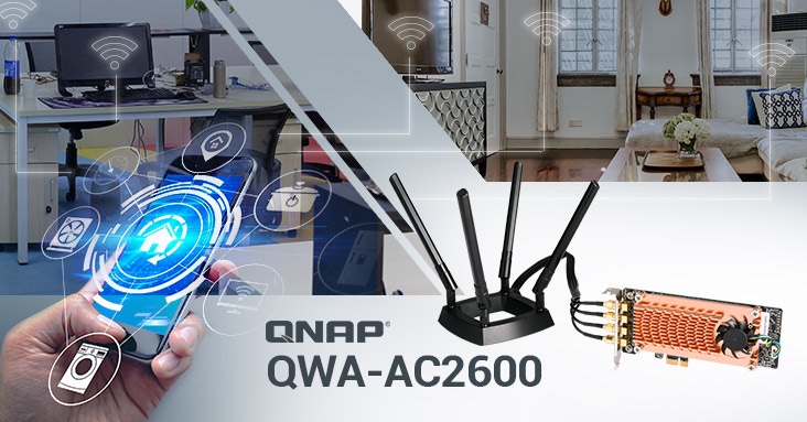 QNAP unveils the QWA-AC2600 Wireless Adapter