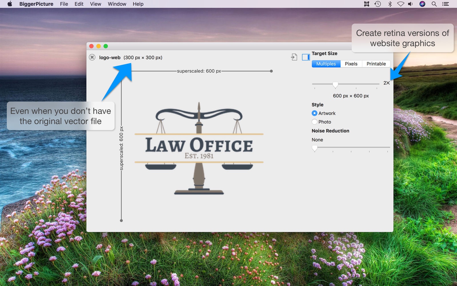 Basil Salad Software releases BiggerPicture 1.0 for the Mac