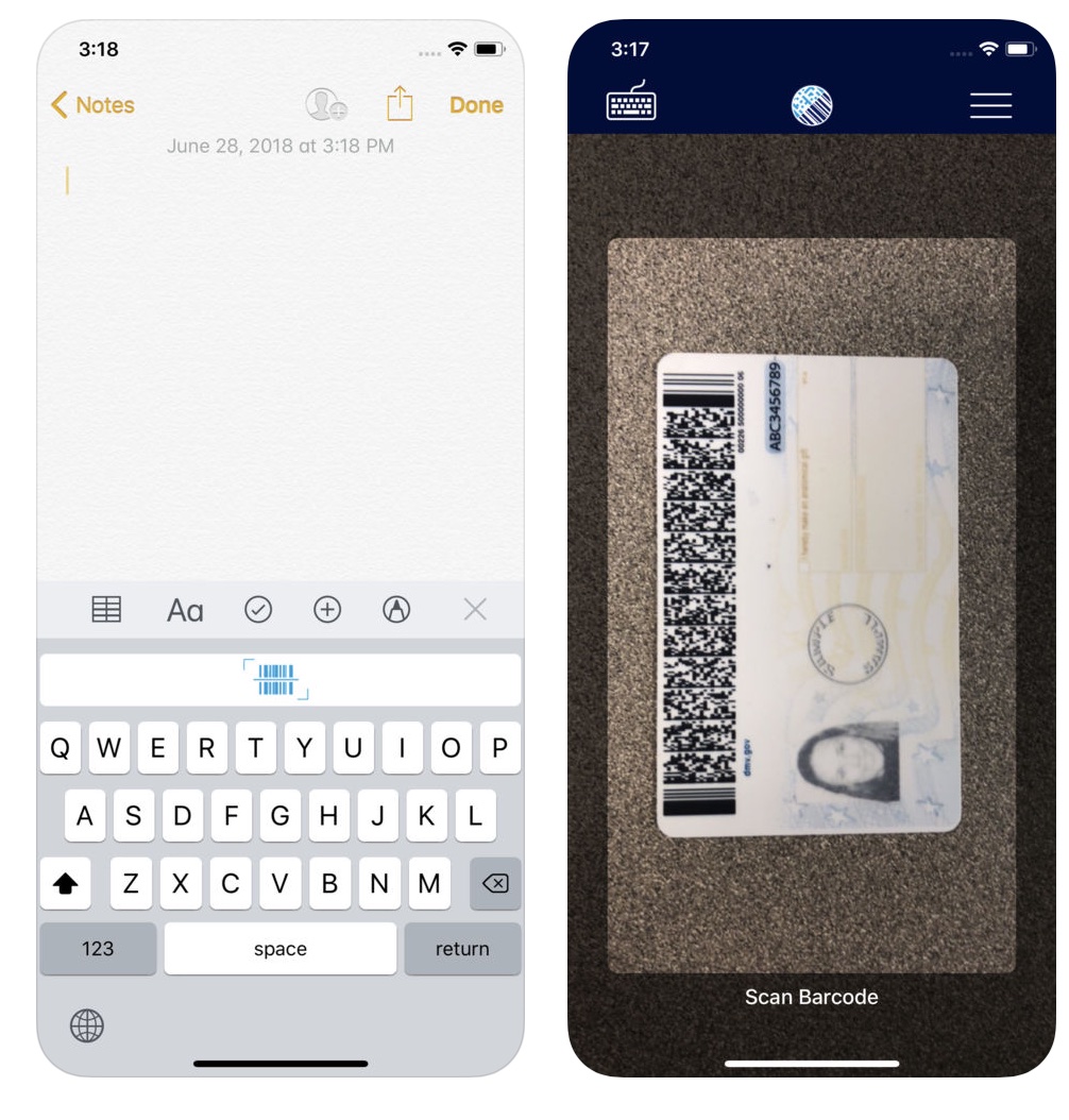 Kool Tools: CortexWedge, an iOS barcode scanning keyboard