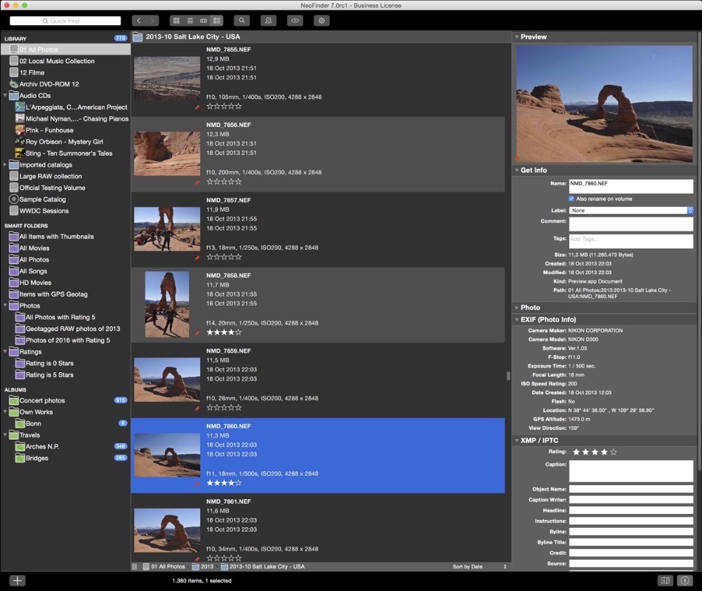 NeoFinder 7.3.2 is ready for macOS Mojave