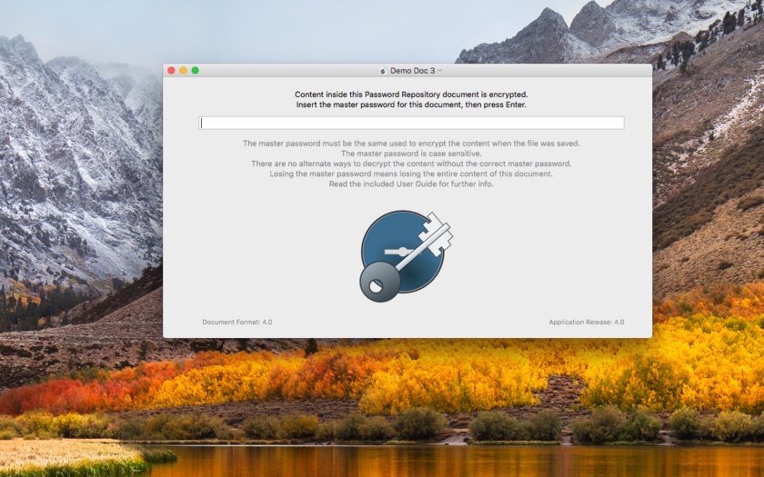 Password Repository 4.1 is optimized for macOS Mojave