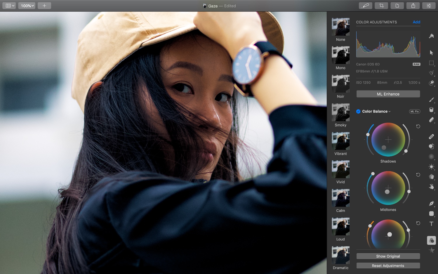 Pixelmator Pro 1.2.4 adds redesigned Color Balance adjustment tool, more
