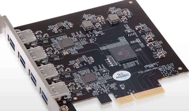 Sonnet debuts four-port SuperSpeed USB 10Gbps PCI Express (PCIe) adapter cards
