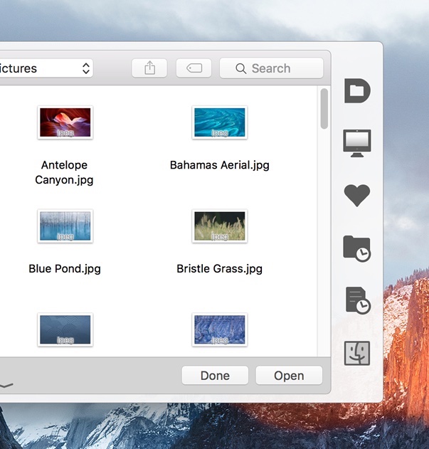 Default Folder X 5.3.3 for macOS adds text labels, more keyboard shortcuts