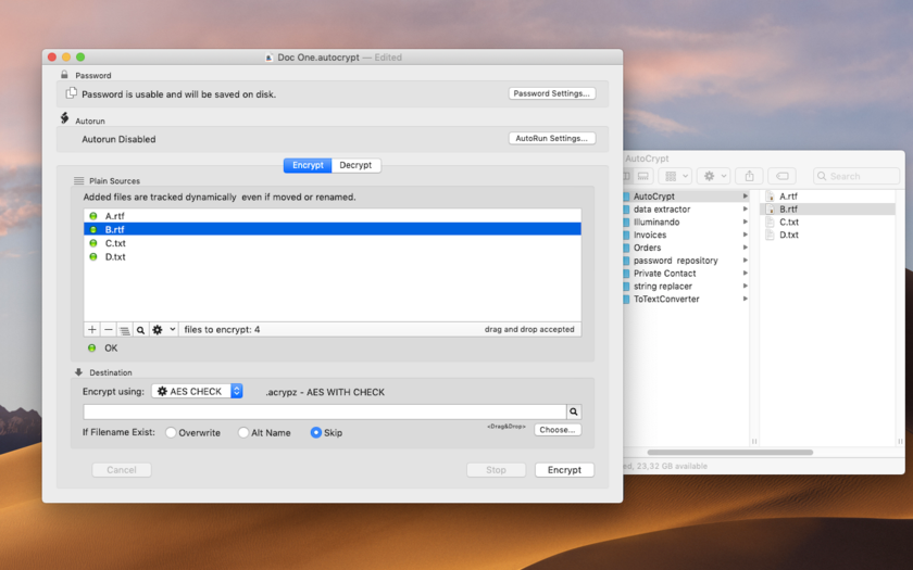 AutoCrypt for macOS gets a maintenance upgrade