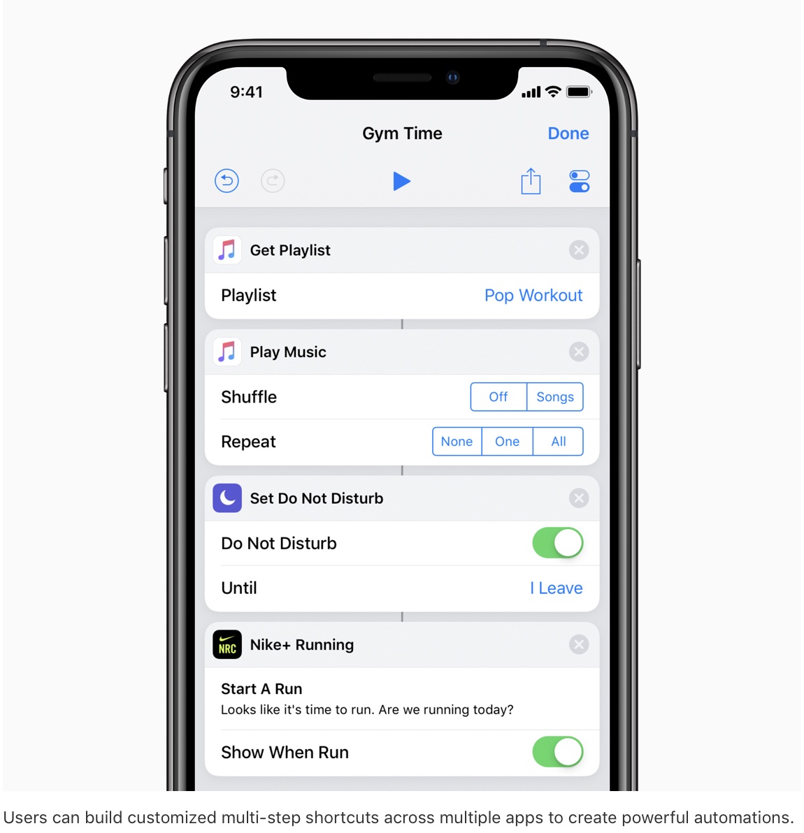 Siri Shortcuts boost health and fitness routines