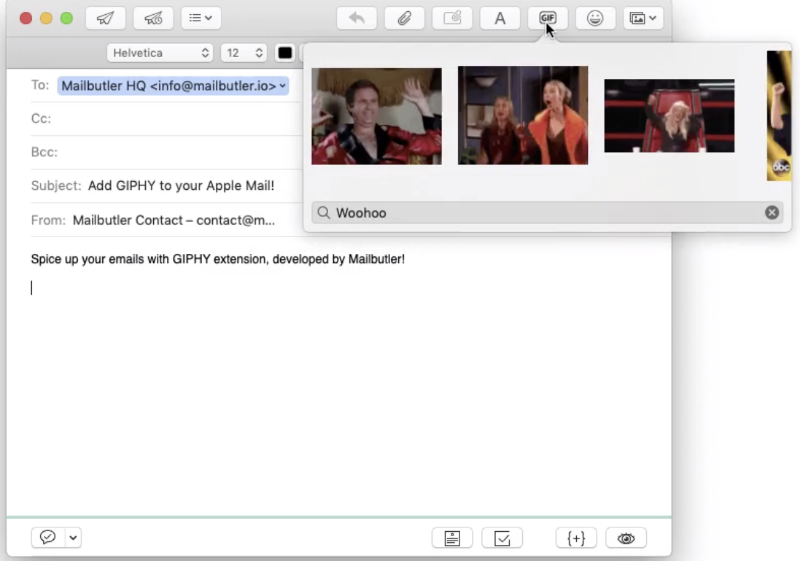 You can now add GIFs in Apple Mail with Mailbutler’s GIPHY Extension