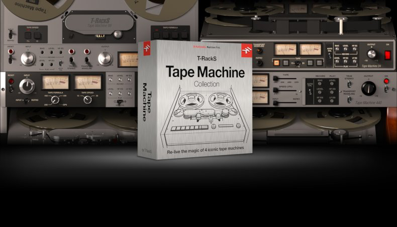 IK Multimedia releases T-RackS Tape Machine Collection for T-RackS 5