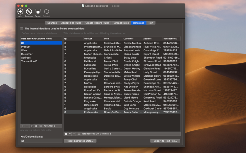 Data Extractor for Mac updated to version 1.8