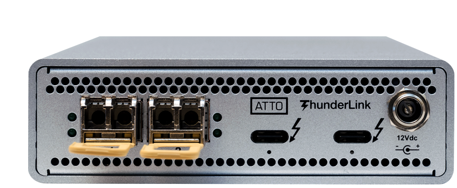 ATTO ThunderLink 3252 Thunderbolt 3 to 25GbE Adapter ships
