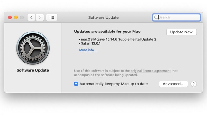 Apple rolls out  second supplemental update for macOS Mojave 10.14.6macOS Mojave 10.14.6