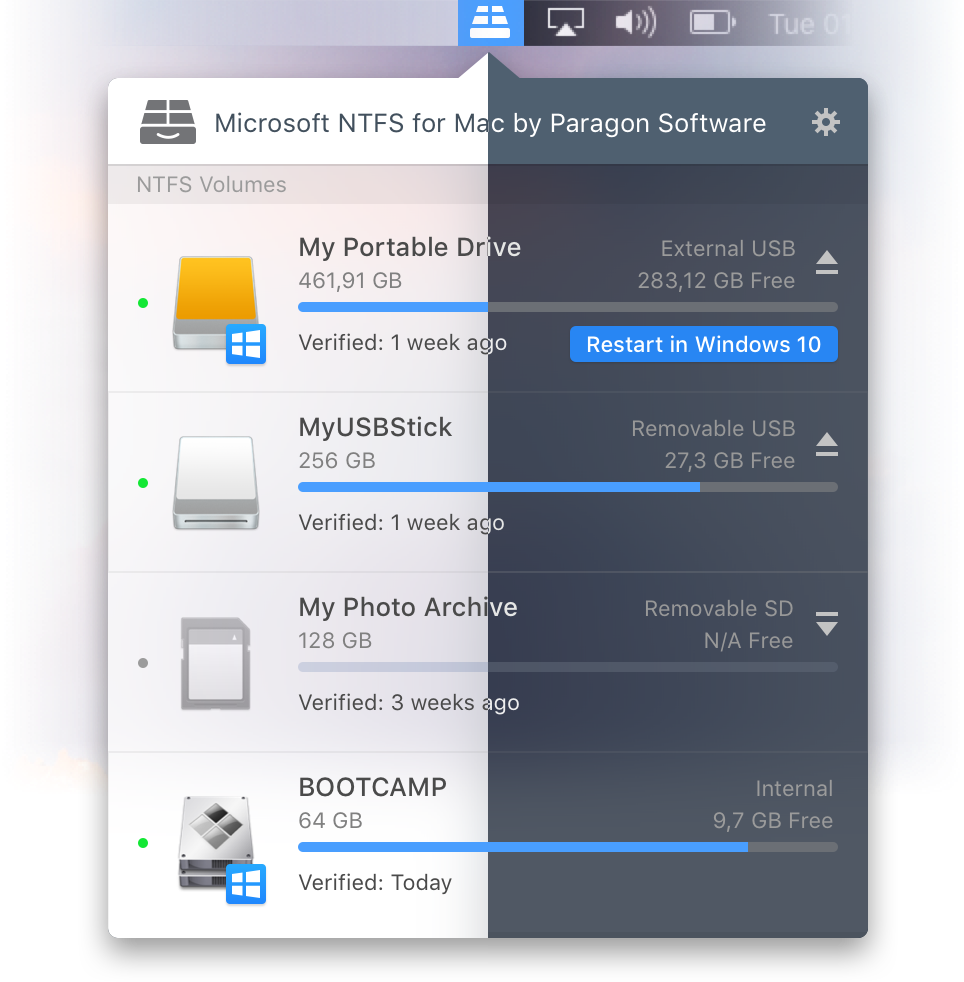 Microsoft NTFS for Mac ready for macOS Catalina