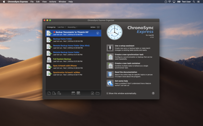 ChronoSync 4.9.5 improves compatibility with macOS Catalina