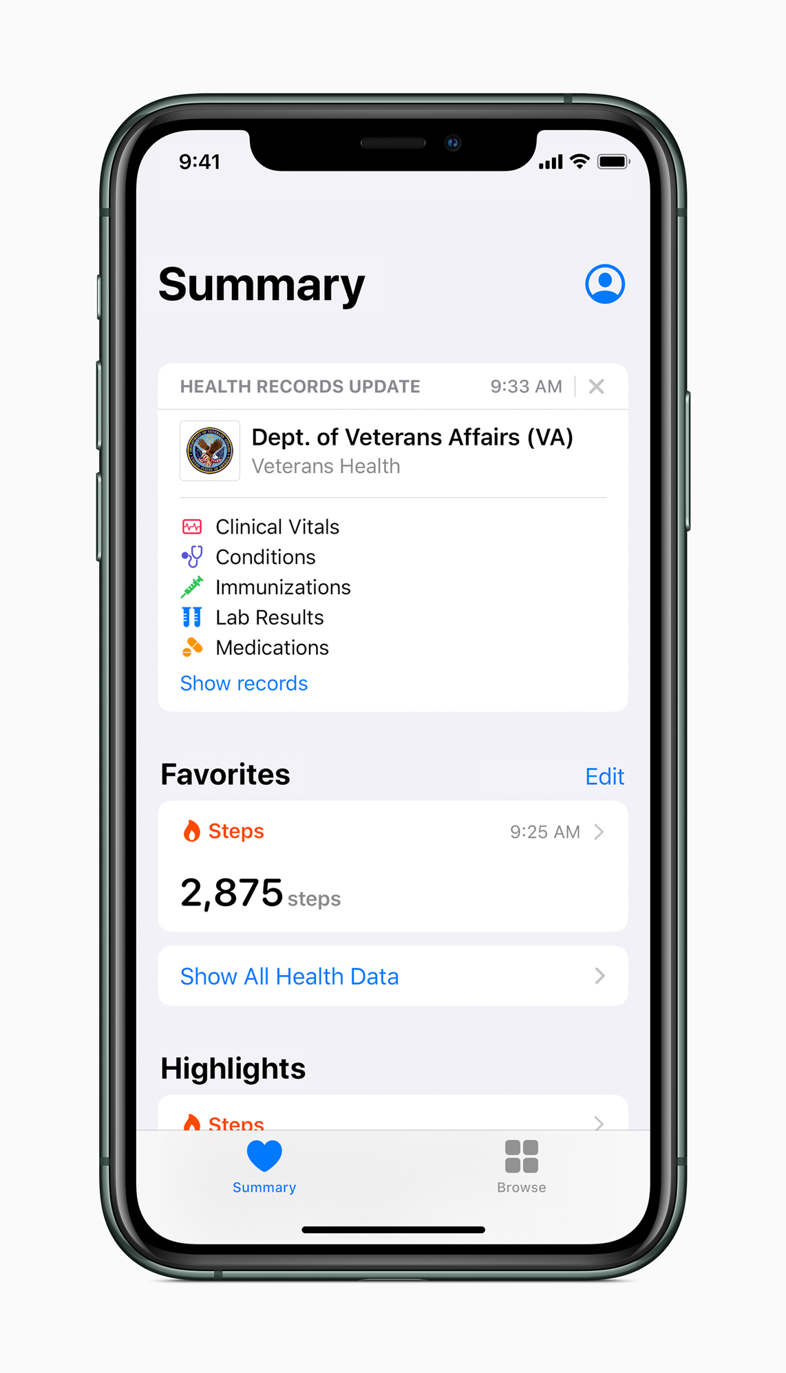 Health Records on iPhone now available to veterans across the U.S.