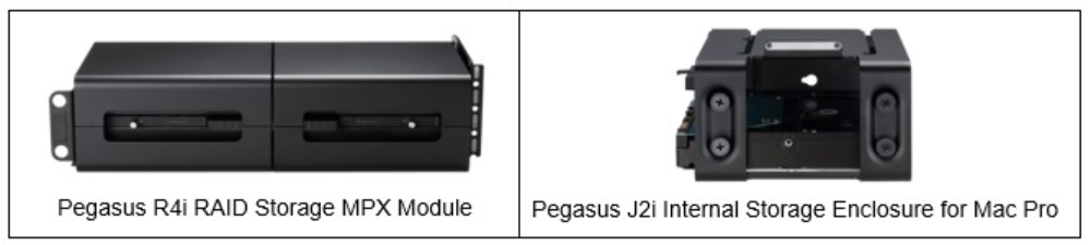 Promise Technology releases Pegasus R4i, J2i for the Mac Pro