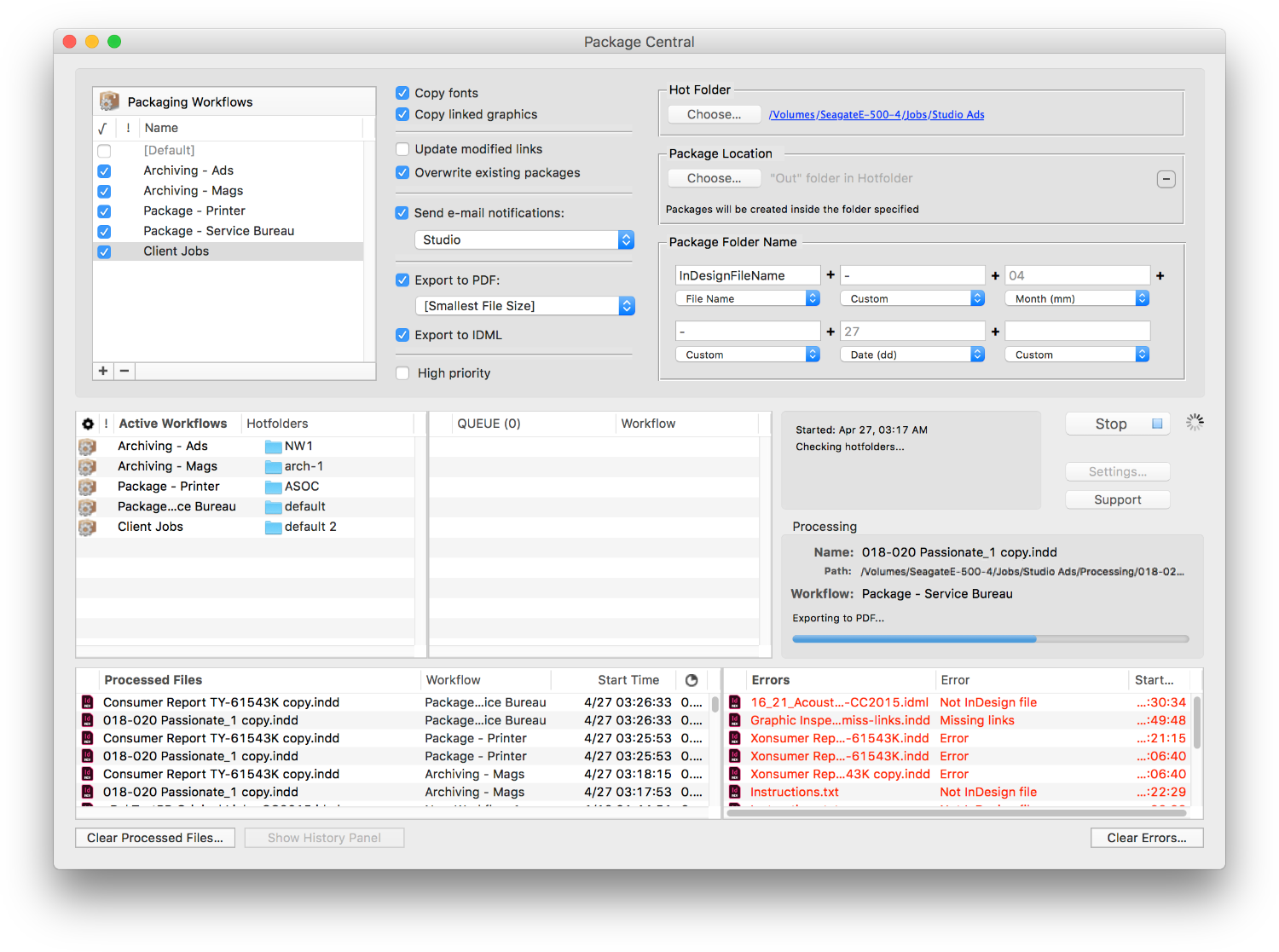 Package Central for Adobe InDesign 1.11.16 improves IDML workflows