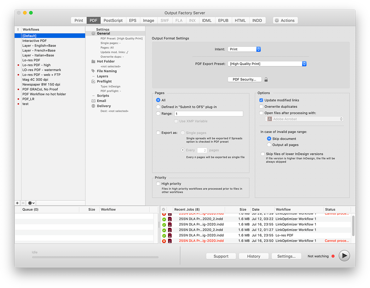 LinkOptimizer Server for InDesign released for public beta testers