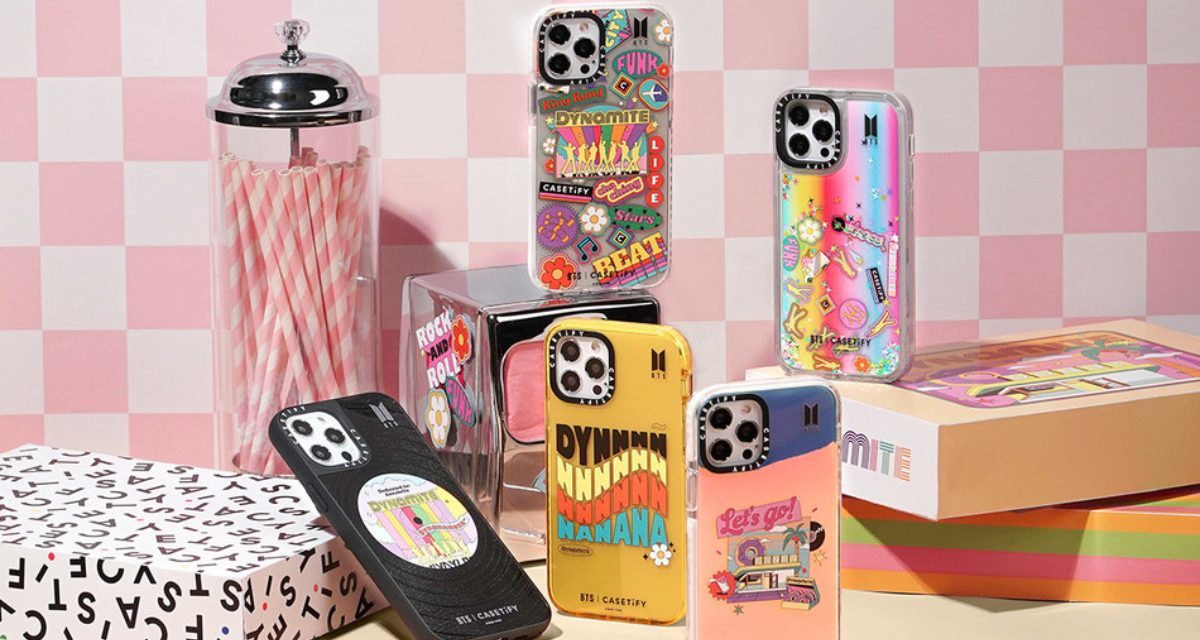 CASETiFY, BTS announce a new collection of Dynamite-inspired accessories