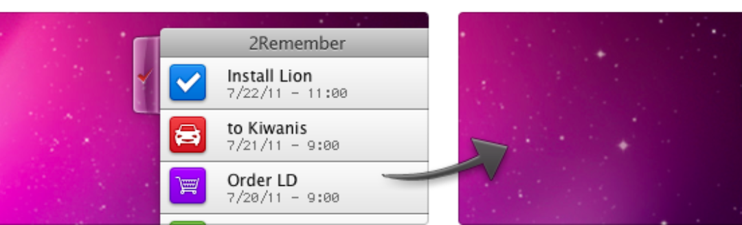2Remember offers a reminder alternative to the macOS built-in options