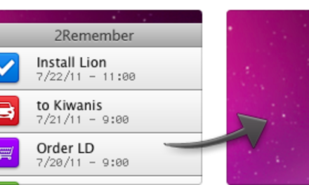 2Remember offers a reminder alternative to the macOS built-in options