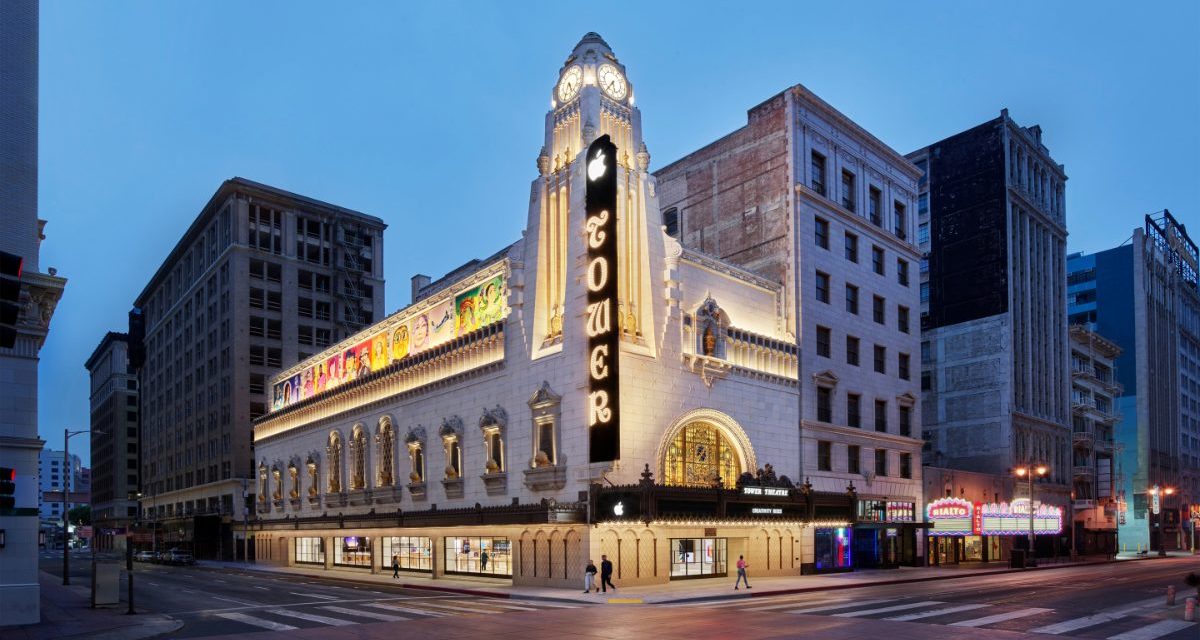 Apple Tower Theater retail store opens Thursday in Los Angeles
