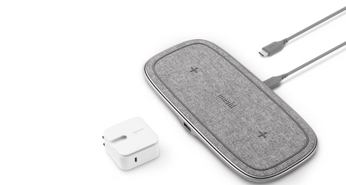 Moshi launches dual 15W wireless charging pad, folding Apple Watch charger