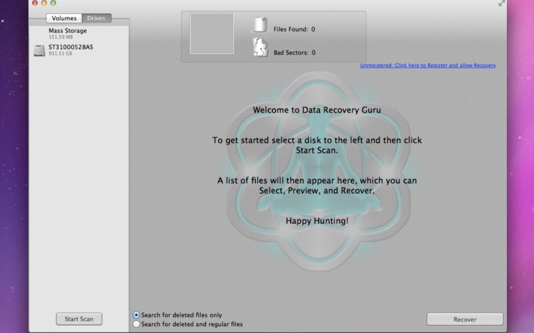 Mac Data Recovery Guru can help you ‘resurrect’ lost files