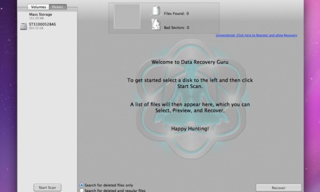 Mac Data Recovery Guru can help you ‘resurrect’ lost files