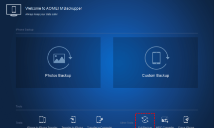 AOMEI MBackupper is an iOS data transfer and backup tool