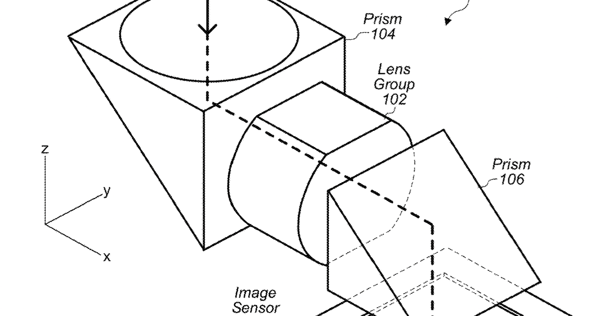 Apple patent involves ‘folded camera with actuator for moving optics’